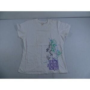 Tenth Avenue North Women's Band Concert T-Shirt White Size XL Signed Autographed